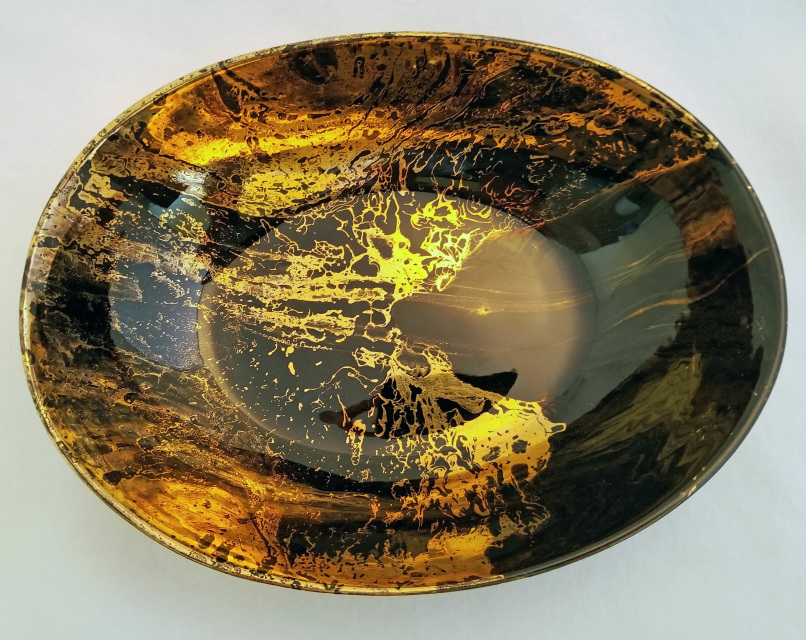 Sascha Brastoff Mosaic Bowl, This decorative bowl is by Sas…