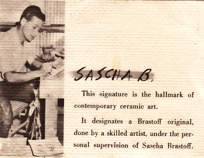 Sascha Brastoff, Art, Vintage Midcentury Sascha Brastoff Pottery Plate  Wfruit Motif